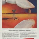 1961 Western Electric Ad "telephone progress"