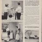1961 Gold Medallion Home Ad "Flameless electric living"