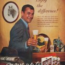 1961 Schlitz Beer Ad "Enjoy the difference"