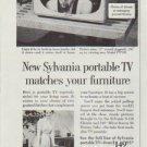1958 Sylvania TV Ad "matches your furniture"