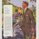 1958 Hart Schaffner & Marx Ad "how to feel cool"