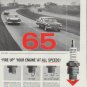 1958 Auto-Lite Spark Plugs Ad "Fire Up"