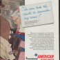 1958 American Airlines Ad "remember my name"