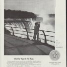 1958 New York State Ad "Tips of His Toes"