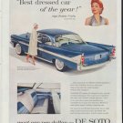 1958 De Soto Ad "Best dressed car"