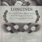 1958 Longines-Wittnauer Watch Company Ad "Most Honored"