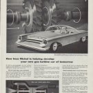 1958 Inco Nickel Ad "gas turbine car of tomorrow"