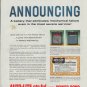1958 Auto-Lite Ad "Announcing"