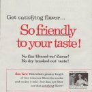 1958 Pall Mall Cigarettes Ad "So friendly"