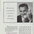 1958 Bell Telephone System Ad "Low telephone earnings"