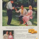 1958 Kodak Ad "Just press the button"