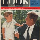 1963 LOOK Magazine Cover Page "The President and His Son"