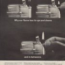 1963 Ronson Ad "our flame"