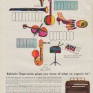 1963 Baldwin Organ Ad "Orga-sonic"