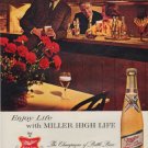 1963 Miller Beer Ad "Enjoy Life"