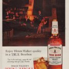 1963 Ten High Bourbon Ad "Hiram Walker quality"