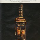 1963 Calvert Whiskey Ad "Soft Whiskey"