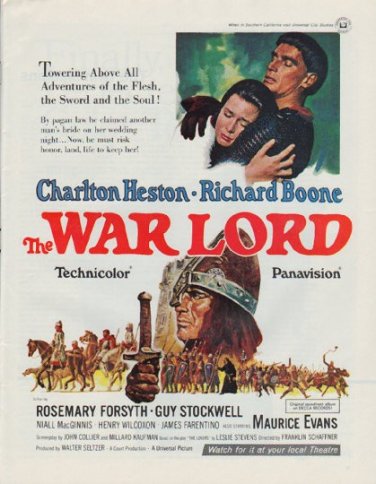 1965 The War Lord Ad "Towering Above All Adventures"