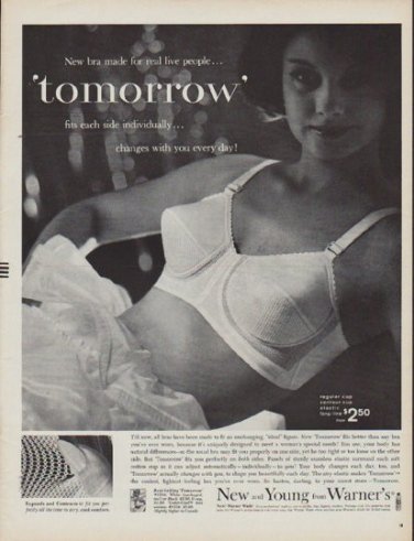 1960 Warner's Bra Ad "tomorrow"