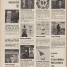 1960 Columbia Records Ad "the newest sounds"