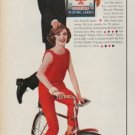 1960 Bicycle Playing Cards Ad "She knows"