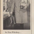 1960 Fleischmann's Whiskey Ad "In Fine Whiskey"
