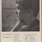 1960 Bell Telephone System Ad "Lonesome tonight"