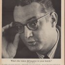1960 Better Vision Institute Ad "the vision delinquent"