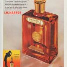 1960 I. W. Harper Bourbon Ad "Holiday-time"