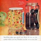 1961 Glass Container Manufacturers Institute Ad "Sparkling glass jars"
