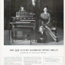 1961 Hammond Organ Ad "wondrously new in every way"
