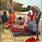 1961 Four Roses Whiskey Ad "Enjoy the Good Life"