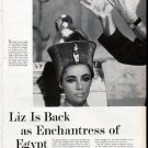 1961 Elizabeth Taylor Article "Enchantress of Egypt"