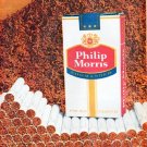1961 Philip Morris Cigarette Ad "Tobacco tastes richer"