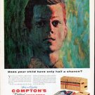 1961 Compton's Encyclopedia Ad "half a chance"