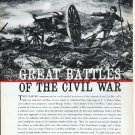 1961 LIFE Civil War Booklet Ad "Great Battles" ... advertisement only
