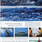 1961 Canadian Club Whisky Ad "A half mile out"