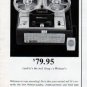 1962 Webcor Tape Recorder Ad "it's the real thing"
