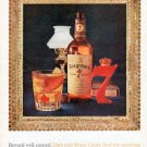 1962 Seagram's Whiskey Ad "Reward well-earned"