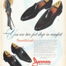 1962 Jarman Shoes Ad "two feet deep"