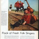 1962 Folk Singers Article "Flock of Fresh Folk Singers"