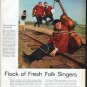 1962 Folk Singers Article "Flock of Fresh Folk Singers"