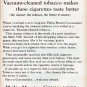1961 Philip Morris Cigarettes Ad "Vacuum-cleaned"