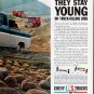1961 Chevy Trucks Ad "They Stay Young"