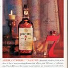 1961 Seagram's Whiskey Ad "Twilight Tradition"