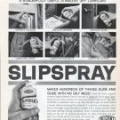 1961 Du Pont Slipspray Ad "Stainless Dry Lubricant"