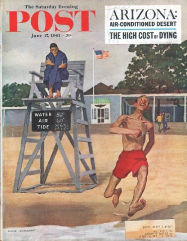 1961 Saturday Evening Post Cover Page "Smiley" ... June 17, 1961