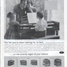 1961 Lowrey Organ Ad "The fun you've been looking for"