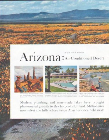 1961 Arizona Article "Air-Conditioned Desert"