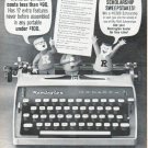 1961 Remington Typewriter Ad "New Monarch"